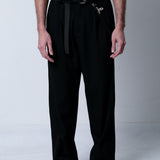 CALÇA CLASSIC PREGAS BLACK