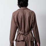 JALECO FAIXAS BROWN