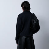 BERMUDA PREGAS COURO BLACK