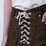 CALÇA KNOT RECORTES NUDE