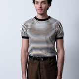 CAMISETA VINTAGE LISTRAS BROWN BLACK
