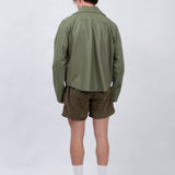 Overshirt Vegan Couro Alga Green