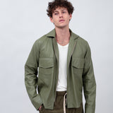 Overshirt Vegan Couro Alga Green