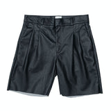 BERMUDA PREGAS COURO BLACK