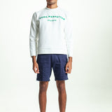 SWEATSHIRT NEOPRENE ROMA-MANHATTAN OFFWHITE