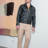 LEATHER JACKET CLASSIC OPEN