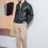 LEATHER JACKET CLASSIC OPEN