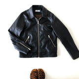 LEATHER JACKET CLASSIC OPEN