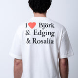 CAMISETA I <3 BJORK Y ROSALIA