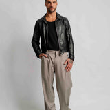 The Skinny Black Leather Jacket