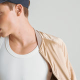 THE LETTER CAP DARK BLUE
