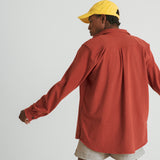 Overshirt Fleece Red
