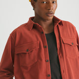 Overshirt Fleece Red