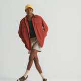 Overshirt Fleece Red