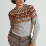 Tricot Jacquard Modern Nava Gris