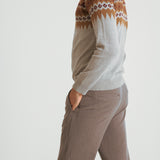 Tricot Jacquard Modern Nava Gris