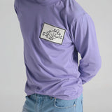 Camiseta Mg Longa Friction between Lovers Lavander