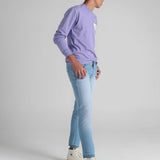 Camiseta Mg Longa Friction between Lovers Lavander