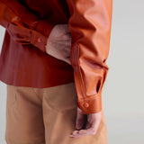 Overshirt Couro Vegan Brown Skin