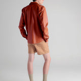 Overshirt Couro Vegan Brown Skin