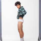 Slip Offwhite Organic Cotton Open