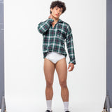Slip Offwhite Organic Cotton Open