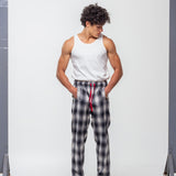The Black Check Pajama Pants